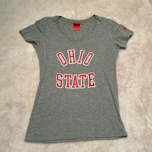 Nike slim fit Ohio State v neck T shirt